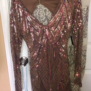 Sparkly mini dress